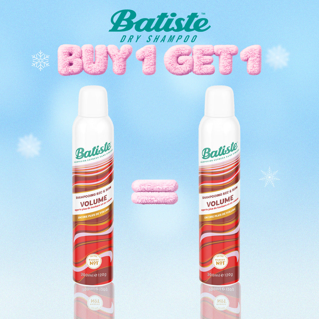 Batiste Shampooing Sec Volume Hb 200 ml - 1 Offert