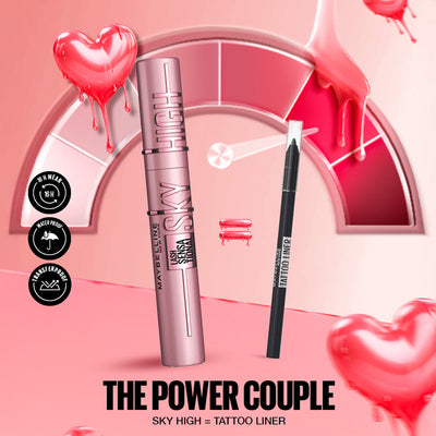Maybelline New York – Mascara Lash Sensational Sky High - Tattoo Liner Offert