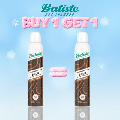 Batiste Shampooing Sec Colore Brunette Racines 200 ml - 1 Offert