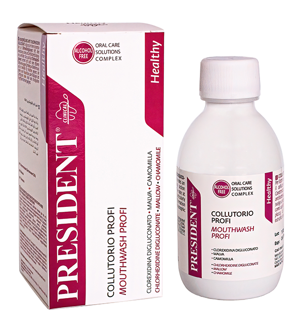 PRESIDENT PROFI Bain De Bouche Antibactérien Sans Alcool 200 ml