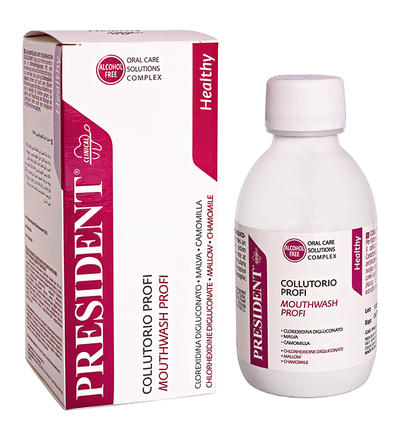 PRESIDENT PROFI Bain De Bouche Antibactérien Sans Alcool 200 ml