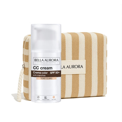 Bella Aurora CC Creme Anti Taches Spf50 Teinte Claire - Trousse Offerte