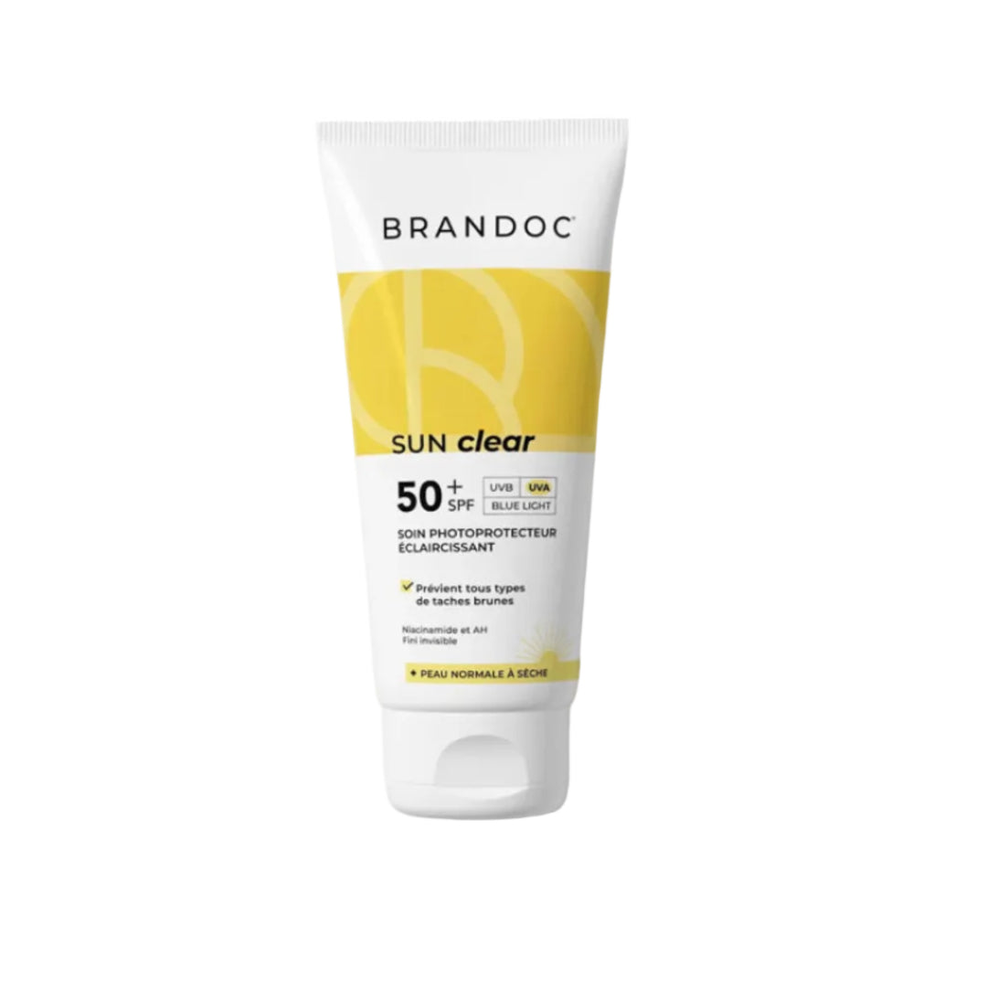 Brandoc SUN Clear SPF 50+  Peau Normale à Sèche 50 ml