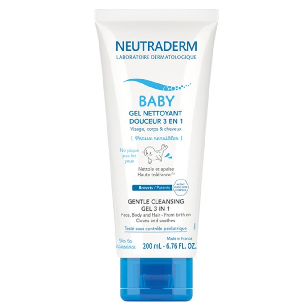 Neutraderm Bebe Gel Nettoyant Douceur 3en1 200ml