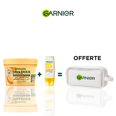 Garnier Pack Hair Food COCO + Super UV Vitamin C - Trousse Blanche OFFERTE