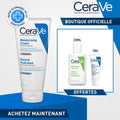 Cerave baume hydratant nourrissant peau sèche à très sèche 177ml - Creme lavant 20ML+ Crème hydratante 3ML OFFERTS