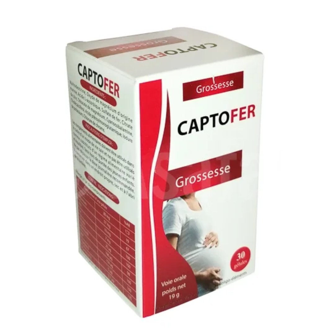 Captofer Grossesse 30 Gelules