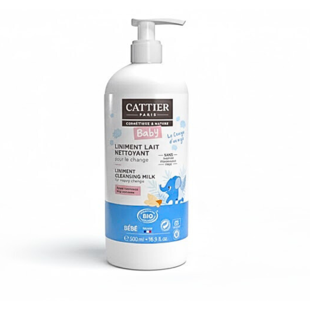 Cattier Baby Liniment Lait Nettoyant 500ml