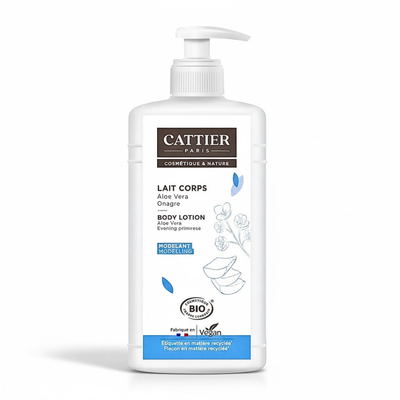 Cattier Lait Corps Huile D'onagre Parfum Aloe Vera 500ml