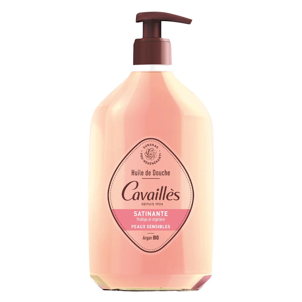 Cavaillès Huile Douche Surgras Satinante Argan & Rose 750ml