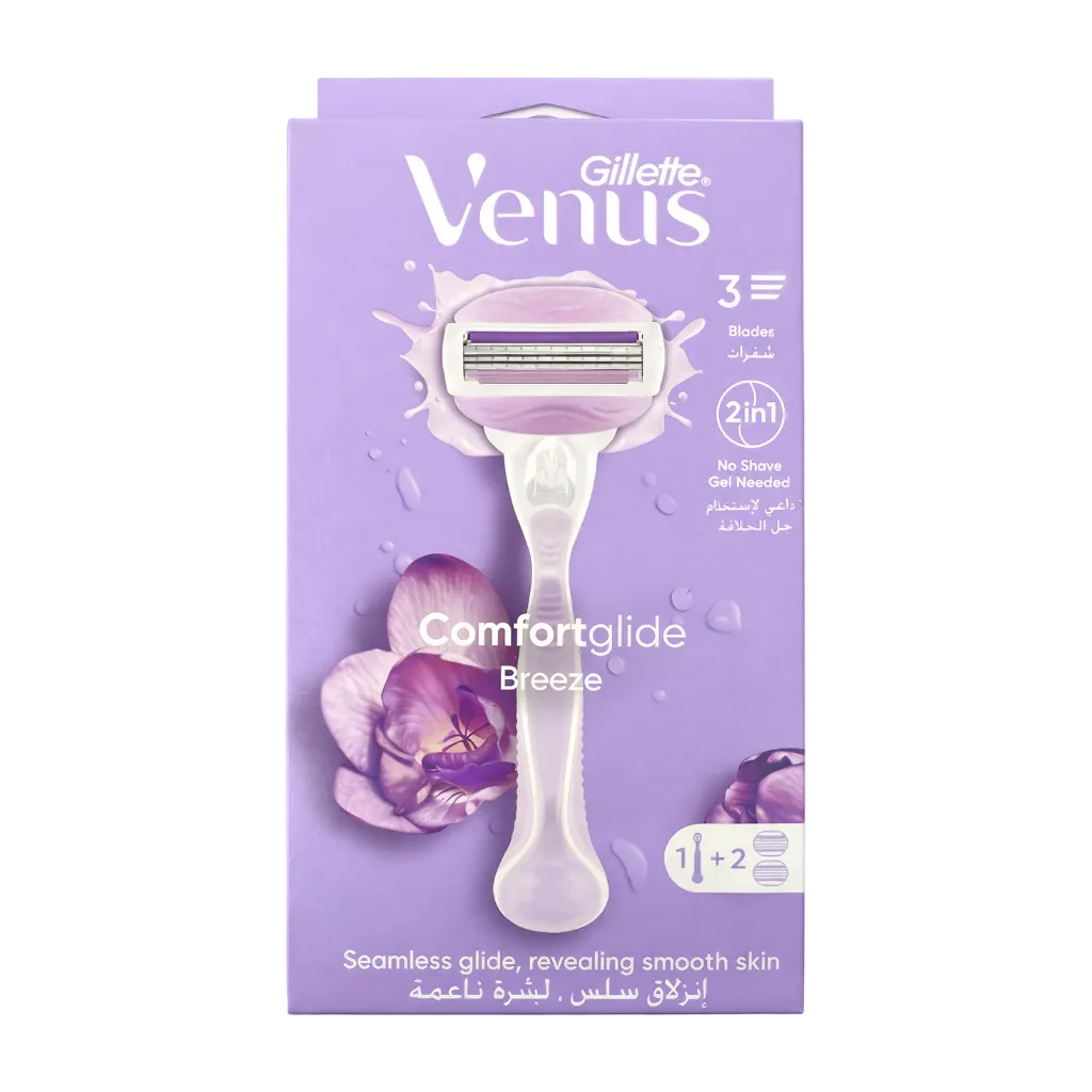 Gillette Venus ComfortGlide Breeze – Rasoir 2en1 – 3 Lames
