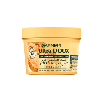 Garnier ultra doux hair food masque au beurre de cocoa pour cheveux boucles 390ML