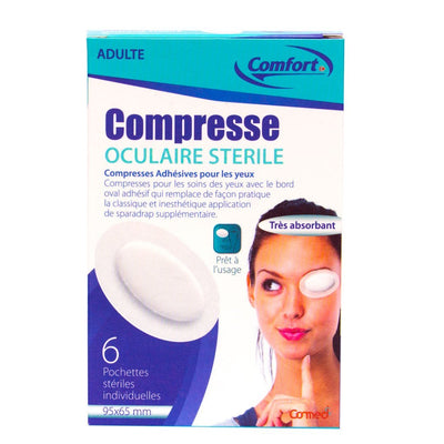 Comfort Compresse Oculaire Adulte 6 Pieces