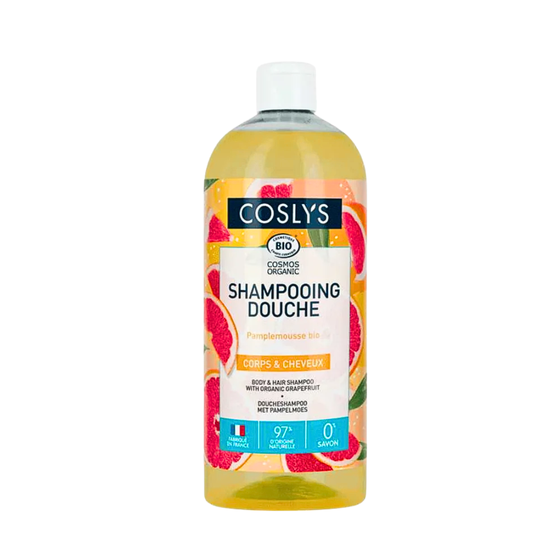 Coslys Shampooing Douche Pamplemousse 1L
