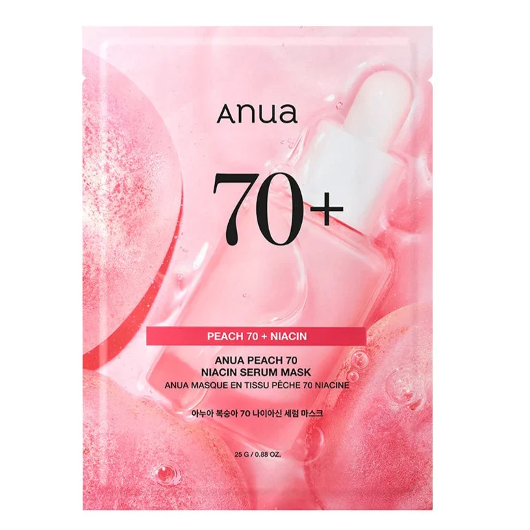 ANUA Peach 70% Niacin Serum Mask