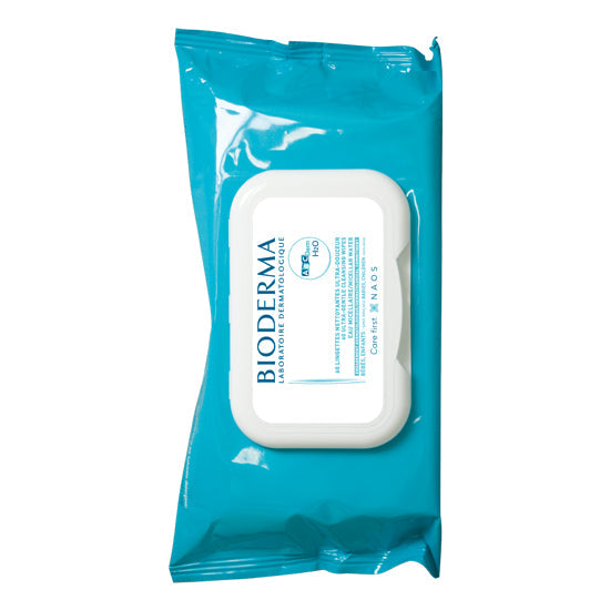 Bioderma Abcderm H2O 60 Lingettes Nettoyantes