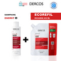 Vichy Dercos Pack Shampooing Energisant+ 200 ml  + Recharge 400Ml