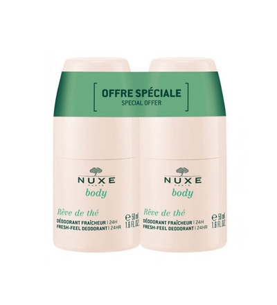 NUXE Rêve de Thé Déodorant Fraîcheur 24h 2*50 ml