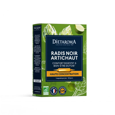 DIETAROMA C.I.P. Radis noir artichaut bio 20 ampoules