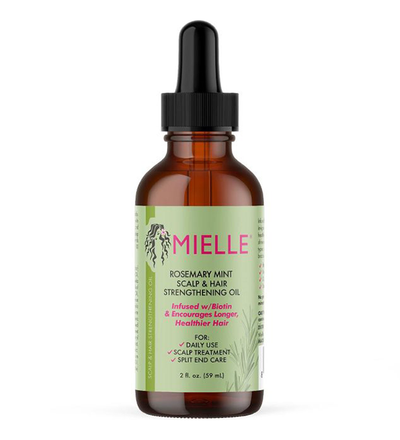 Mielle Huile Fortifiante Romarin Menthe Cuir Chevelu Et Cheveux Huile Fortifiante 59Ml