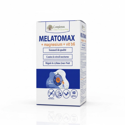 Complemax Melatomax Magnesium+Vitamine B6 60 Gelule