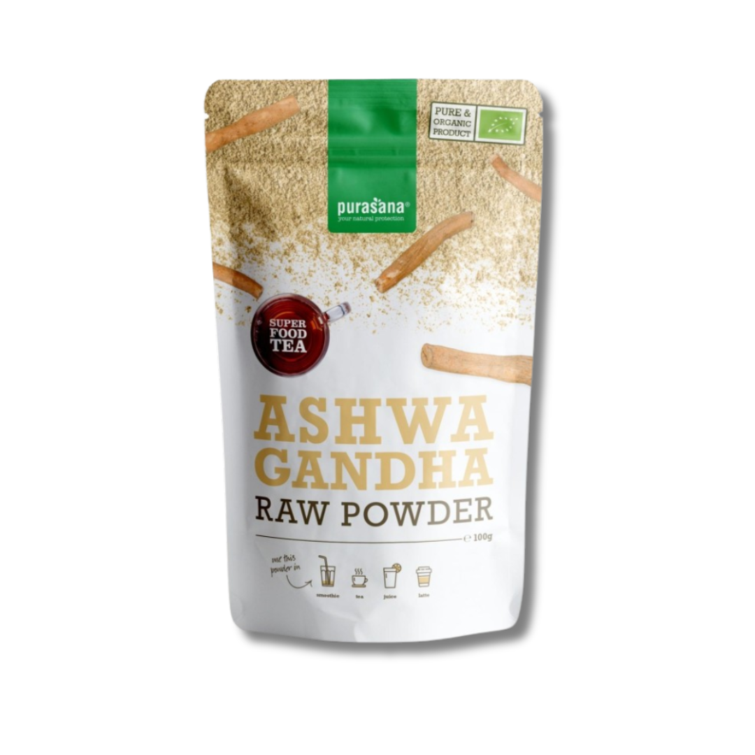 Poudre d'Ashwaganda bio – 100 gr – Purasana