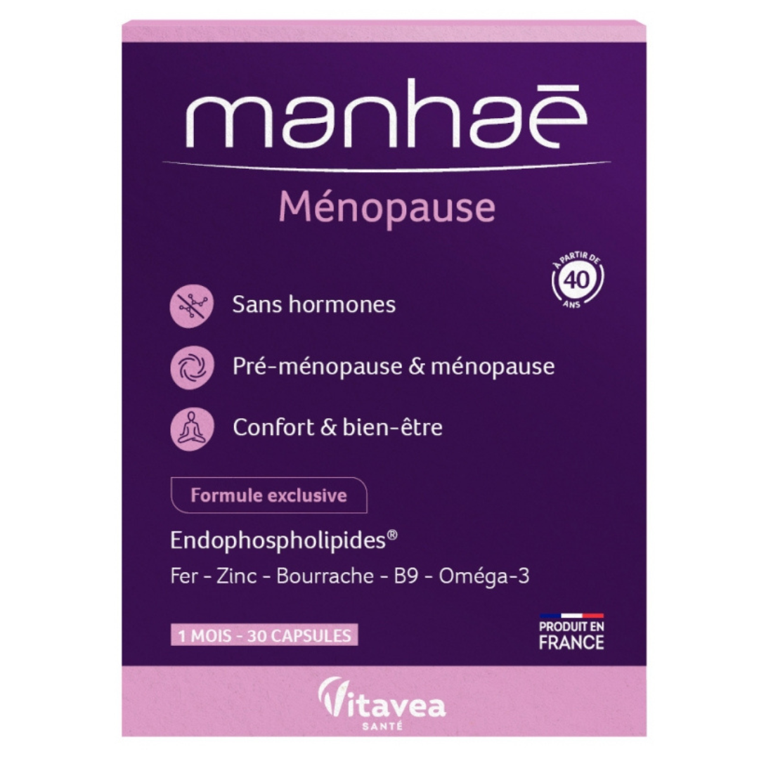 Vitavea Manhaé Ménopause 30 Capsules – Équilibre Hormonal & Confort Féminin