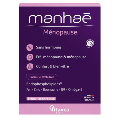 Vitavea Manhaé Ménopause 30 Capsules – Équilibre Hormonal & Confort Féminin