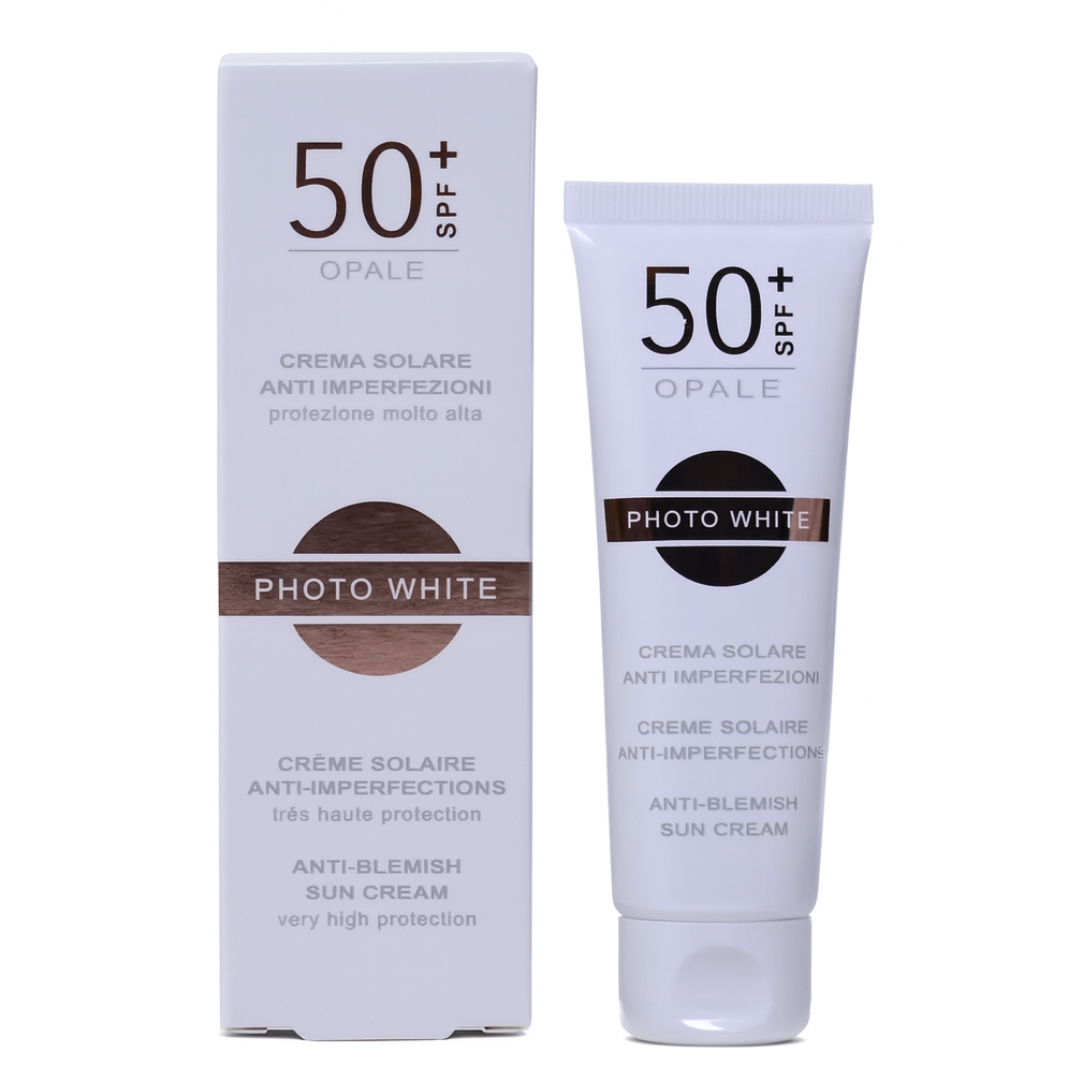 Photowhite Écran Solaire Opale SPF50+ – 50ml | Protection UV Haute & Teint Unifié
