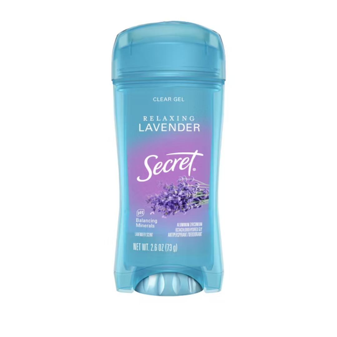 Secret Antiperspirant Deodorant Luxe Lavender Scent Clear Gel 73g
