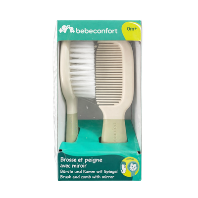 BebeConfort – Brosse et Peigne Bébé avec Miroir 0m+