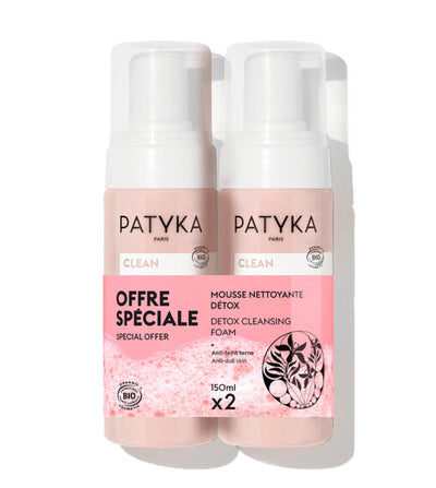Patyka Clean Duo Mousse Nettoyant Detox 150Ml