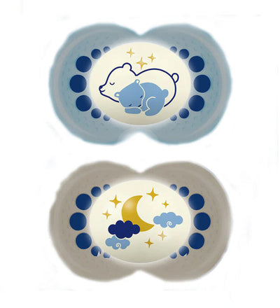 MAM Baby Original +6m Night -2 Sucettes