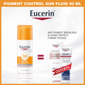 Eucerin – Sun Pigment Control Fluid Spf50+ 50 ml - Aquaphor 4Ml + Sérum Duo 7Ml Offerts