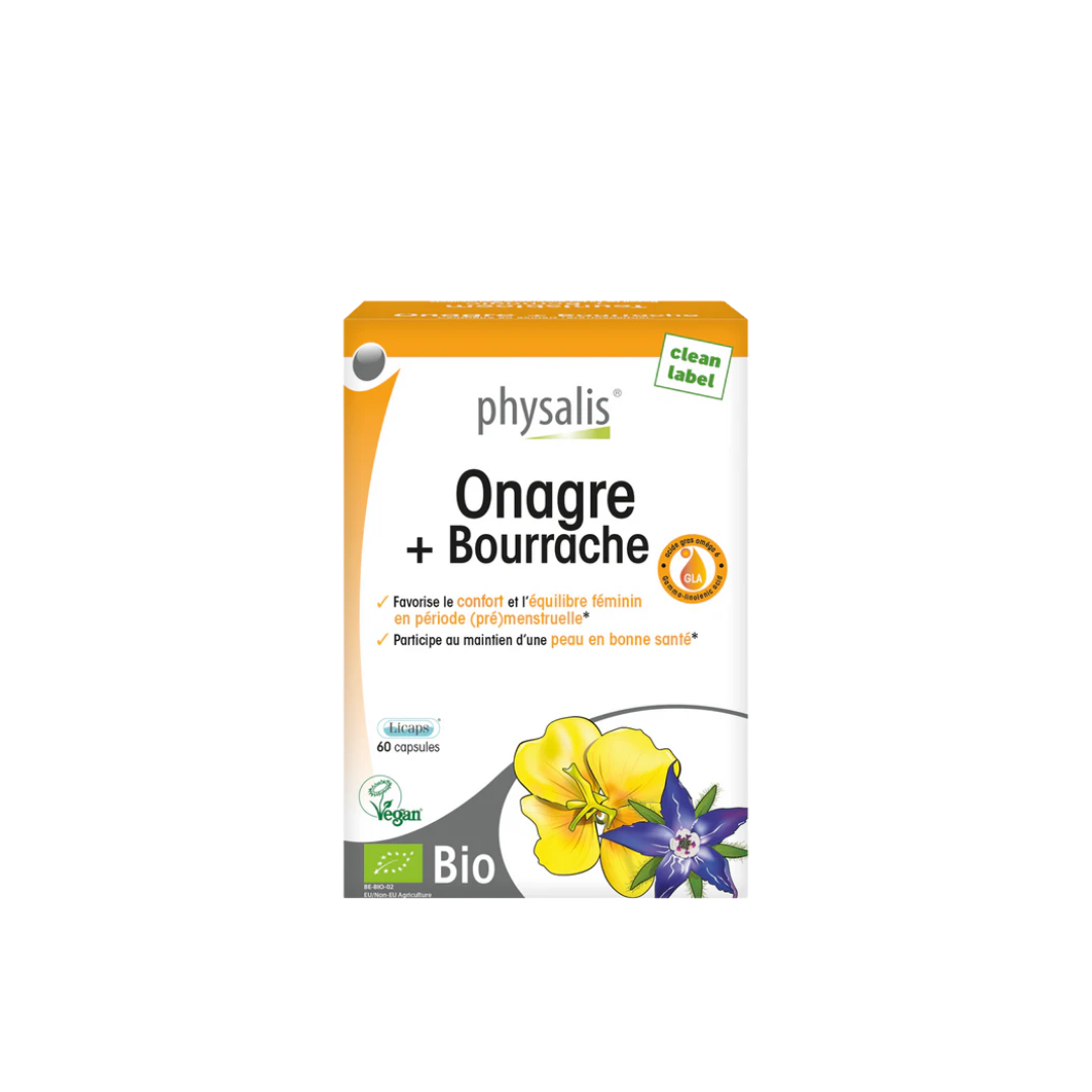 Physalis Onagre+Bourrache 60cps