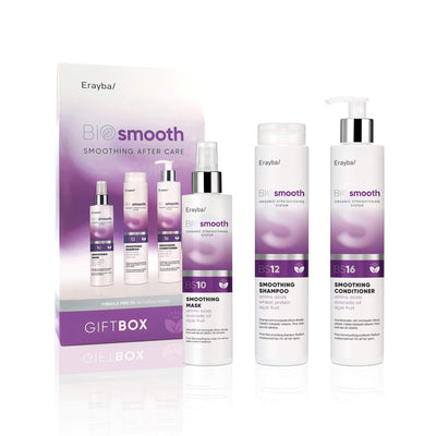 ERAYBA BIO SMOOTH GIFT BOX SHAMPOOING 250ML + CONDITIONNER 250ML + SMOOTHING MASK 150ml