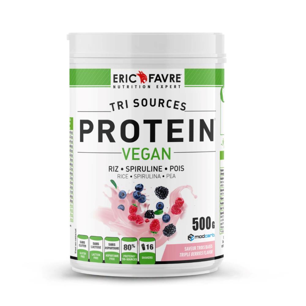 Eric Favre Protein Vegan Triple Berry 500g
