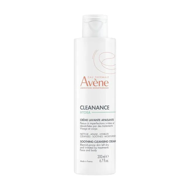 Avène - cleanance hydra crème lavante apaisante 200 ml