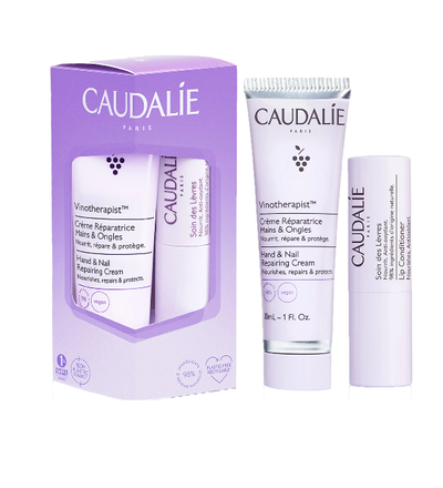 CAUDALIE VInotherapist coffret Duo Gourmand Mains & Lèvres