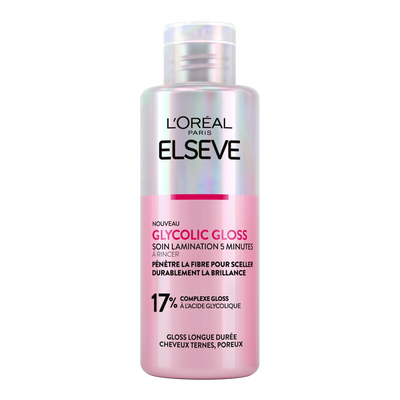 ELSEVE GLYCOLIC GLOSS Soin lamination 5 minutes Sans sulfate 200ML