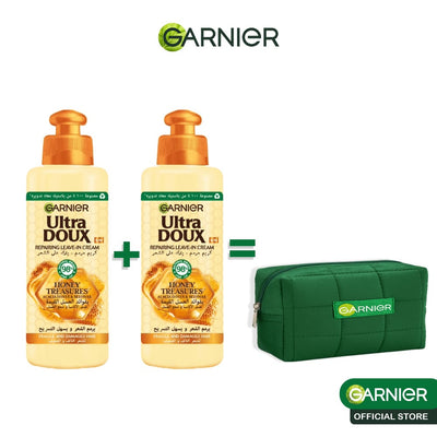 GARNIER ULTRA DOUX LEAVE IN CREAM HONEY DUO - Trousse OFFERTE