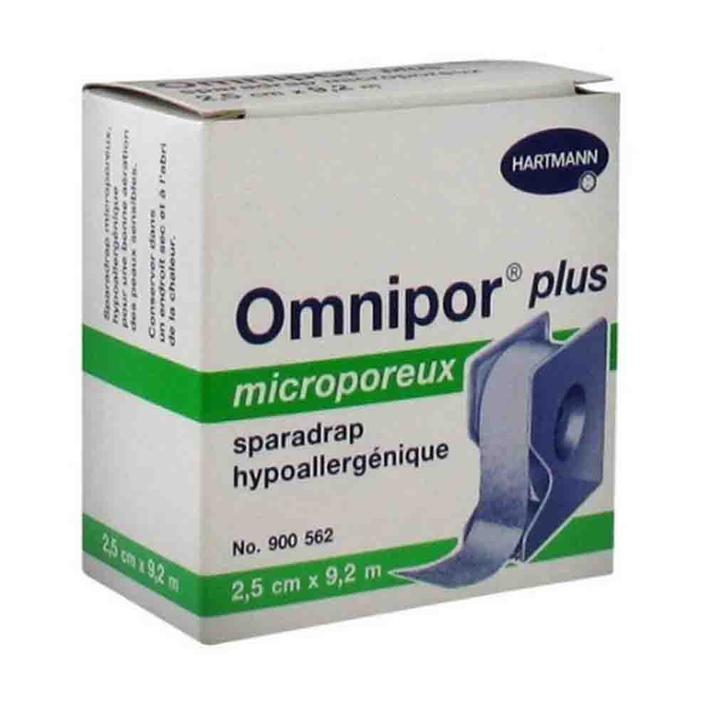 Hartmann Omnipor Microporeux 2.5 cm x 5 m