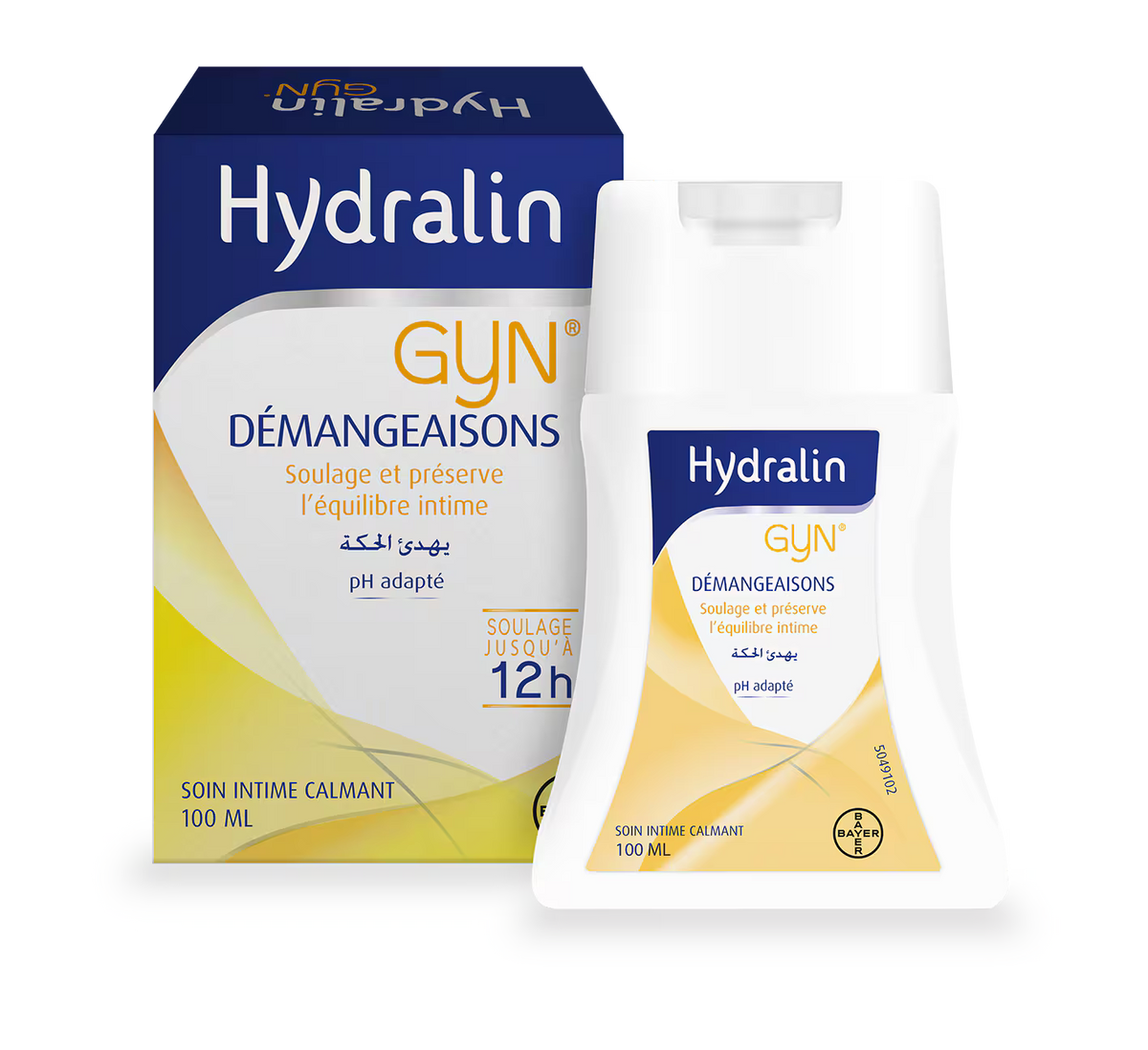 hydralin gyn démangeaisons Soulage et préserve 12h 100ml