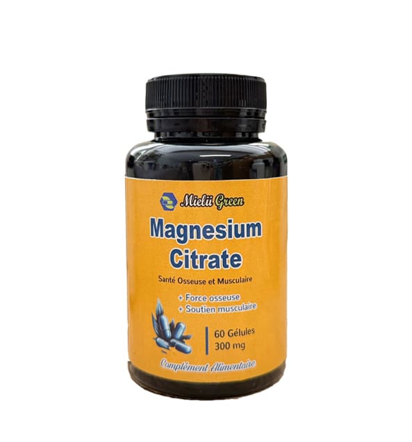 Mielii Green Magnesium Citrate 300 mg 60 Gélules