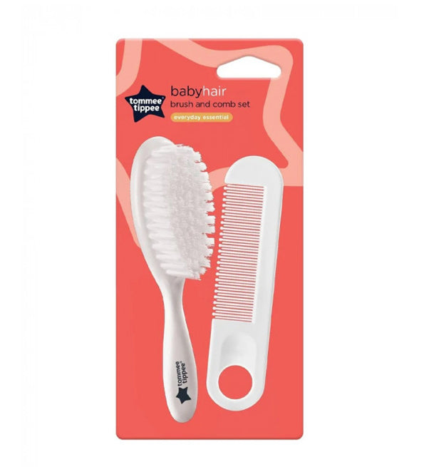 Tommee Tippee Ensemble Brosse et Peigne - Blanc