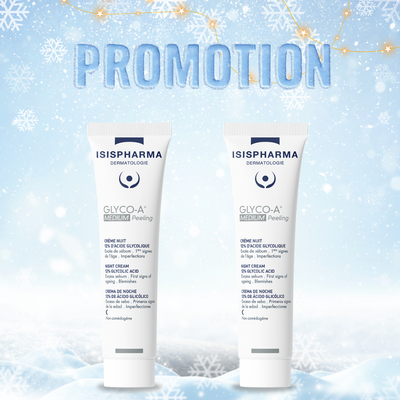 Isispharma Glyco-A Medium Peeling Crème Nuit 12% d’Acide Glycolique – 30ml-*2 PROMOTION