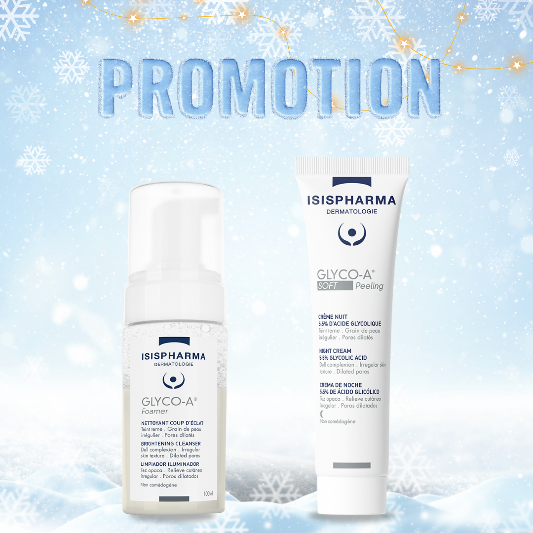 Pack Promo ISISPHARMA GLYCO-A Foamer 100ml + GLYCO-A Soft Peeling 30m (Offre Promotionnelle)l