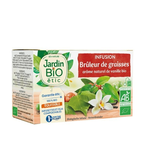 JARDIN BIO INFUSION BRULEUR DE GRAISSES 20 SACHET