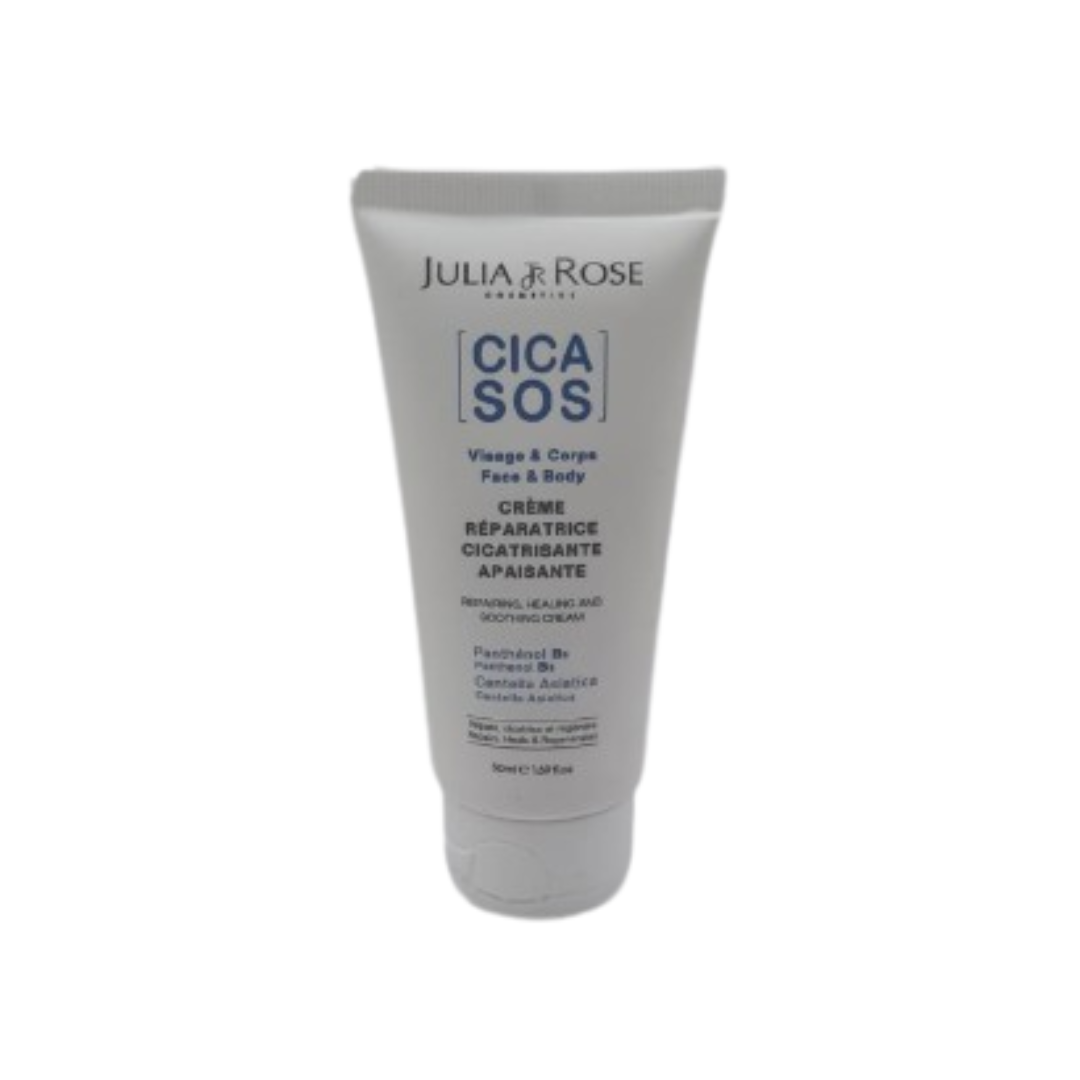 Julia & Rose Cica Sos Creme Reparatrice Cicatrisante Apaisante+B5 50ml