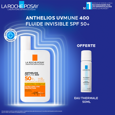 La Roche-Posay anthelios shaka fluide UVMUNE 400+ SPF50